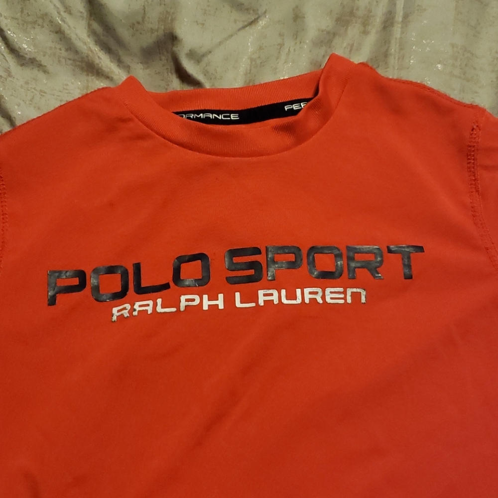 Boys performance POLO ls shirt